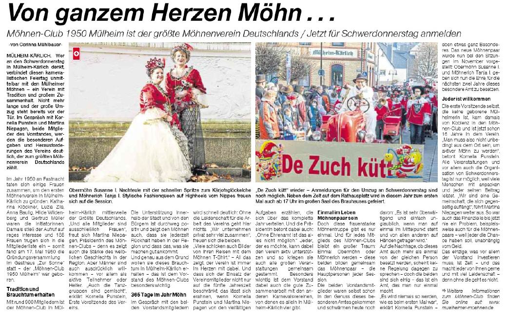 Mülheim-Kärlich am Wochenende, 09.02.2019